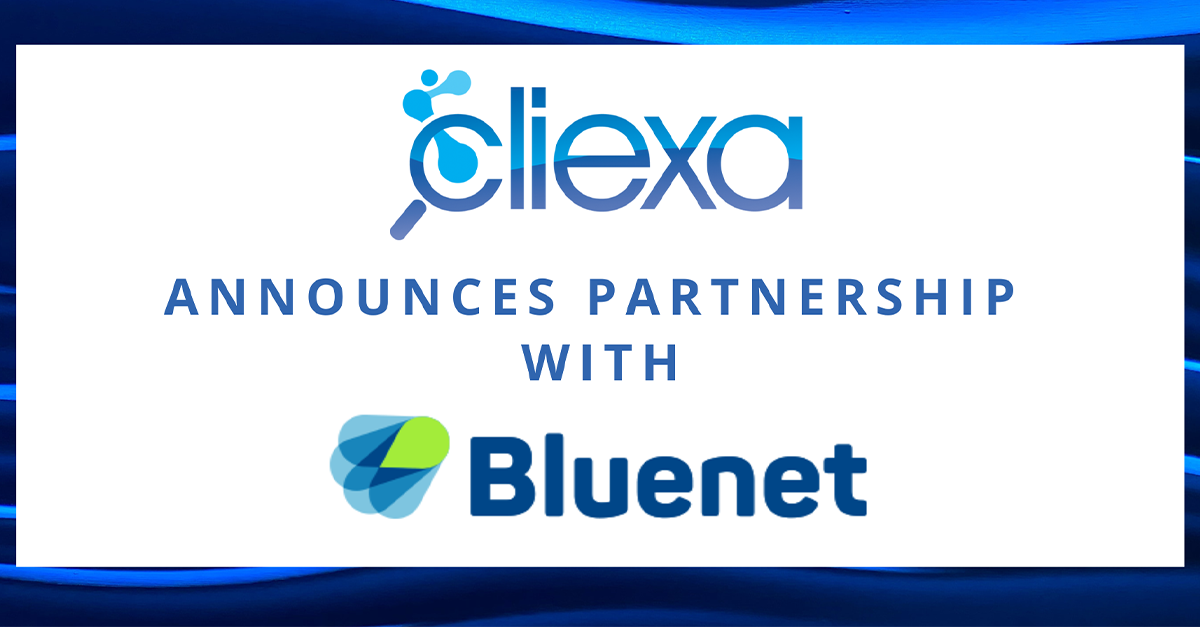 cliexa Announces Partnership with Bluenet Technologies!
