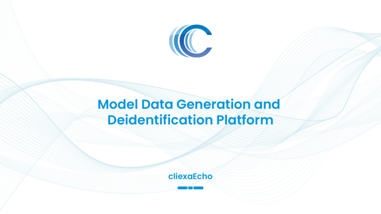 cliexaEcho: Model Data Generation and Deidentification Platform