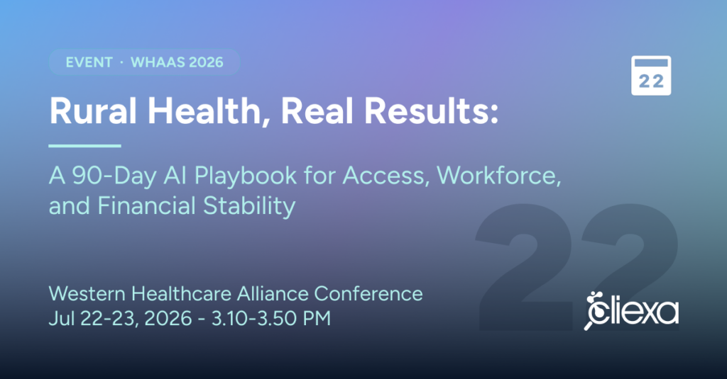Rural Health, Real Results cliexa presentation banner